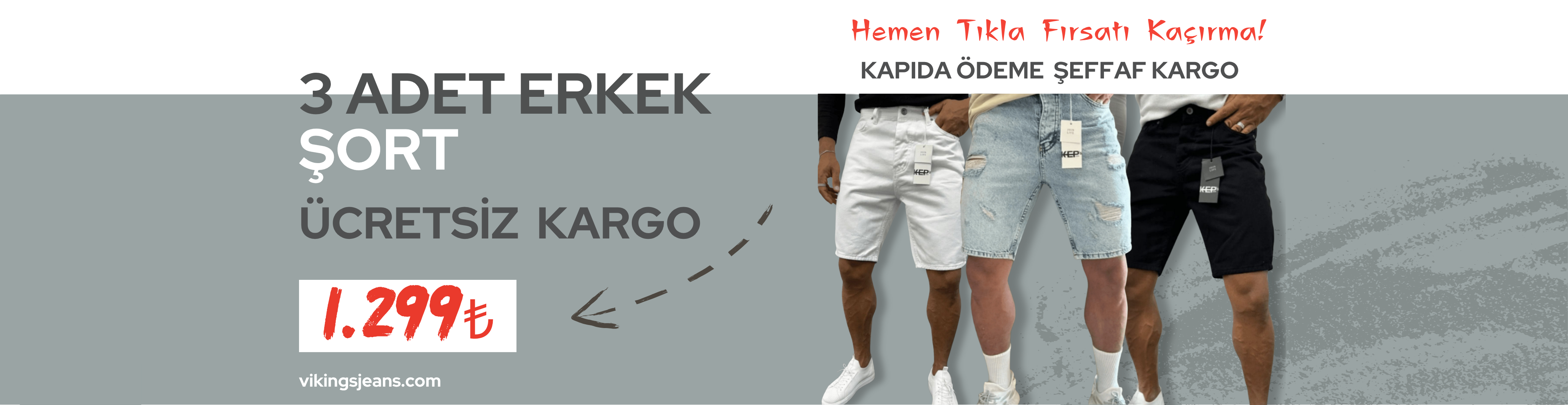 3 Adet Erkek Şort 1299₺