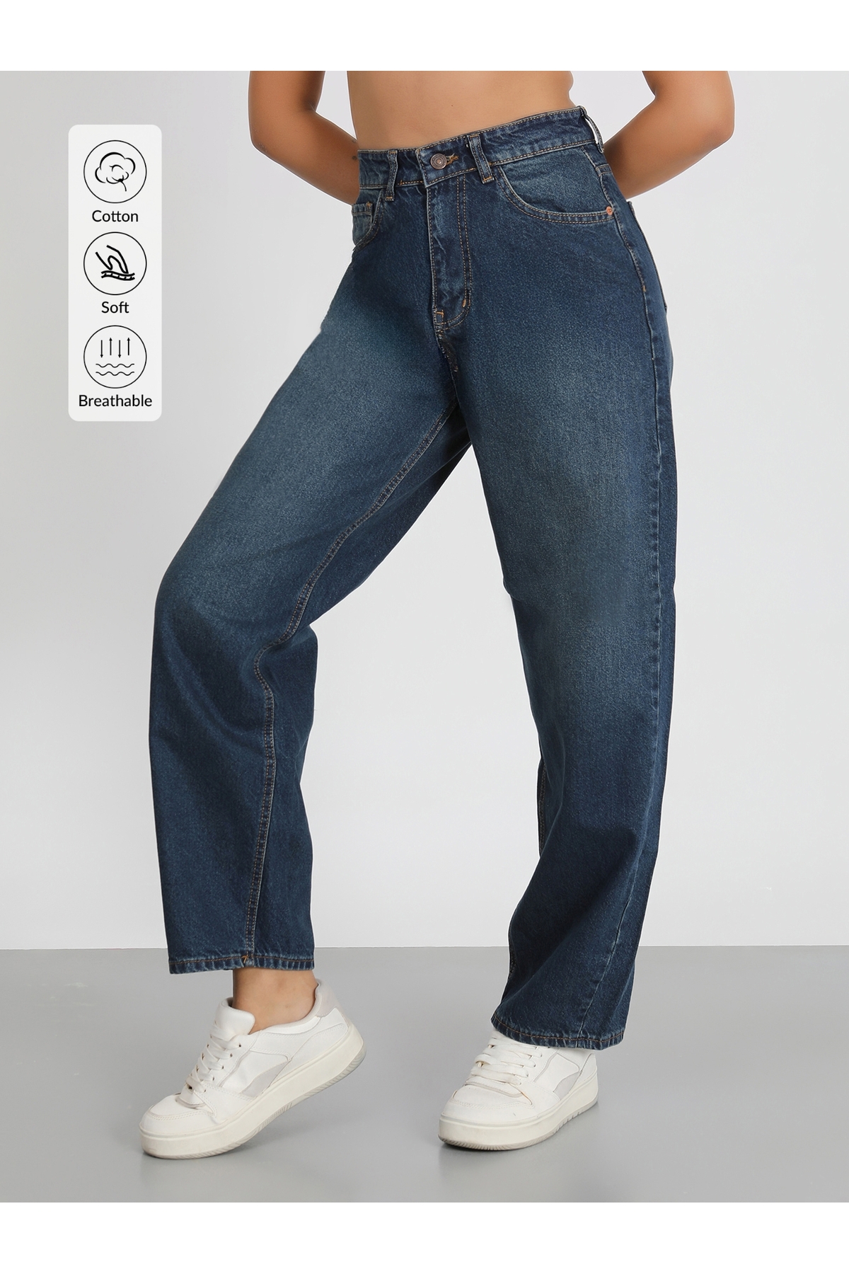 Redmon LACİVERT Yan Bagy PANTOLON