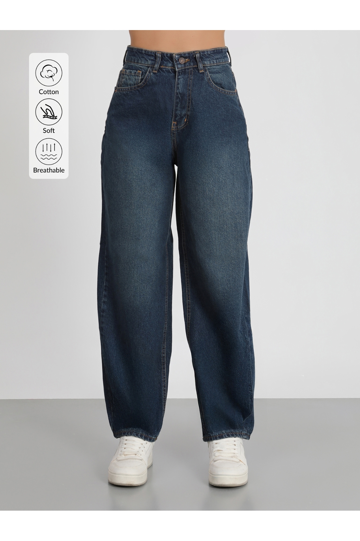 Redmon LACİVERT Yan Bagy PANTOLON