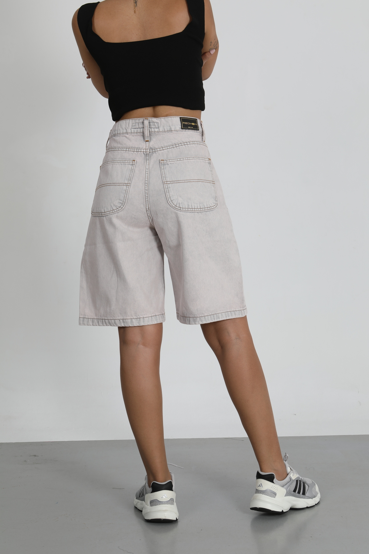 GRİ ŞORTOLON DENİM YENİ SEZON 2026 -BAGGY2104-564-