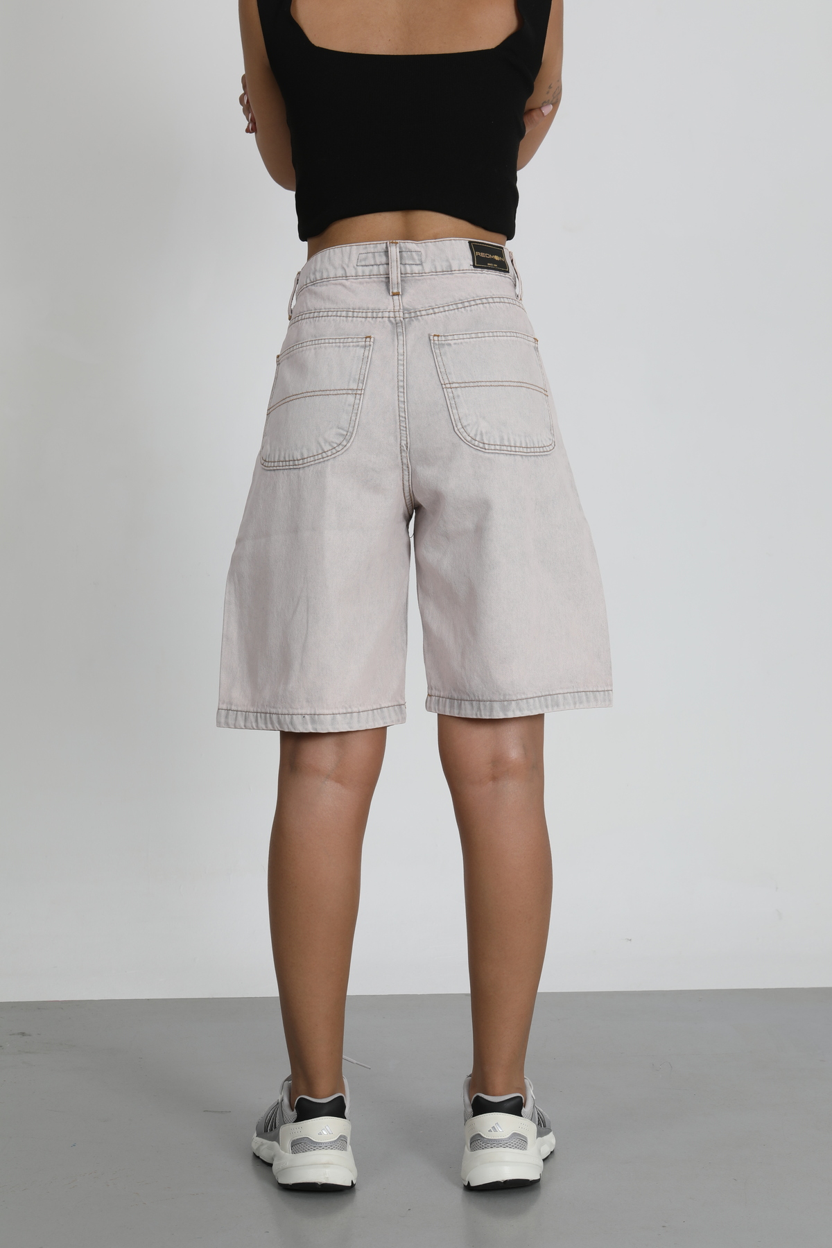 GRİ ŞORTOLON DENİM YENİ SEZON 2026 -BAGGY2104-564-
