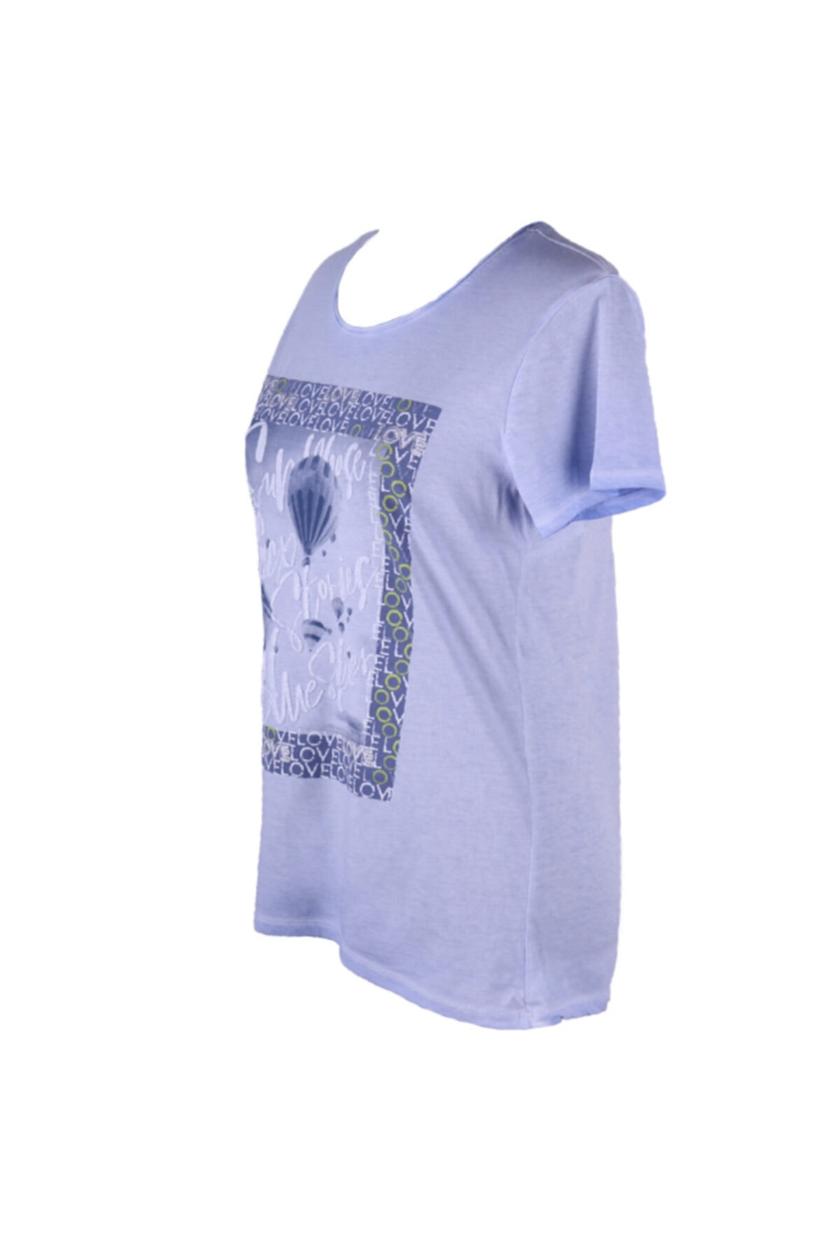 Kadın Mavi Tshirt