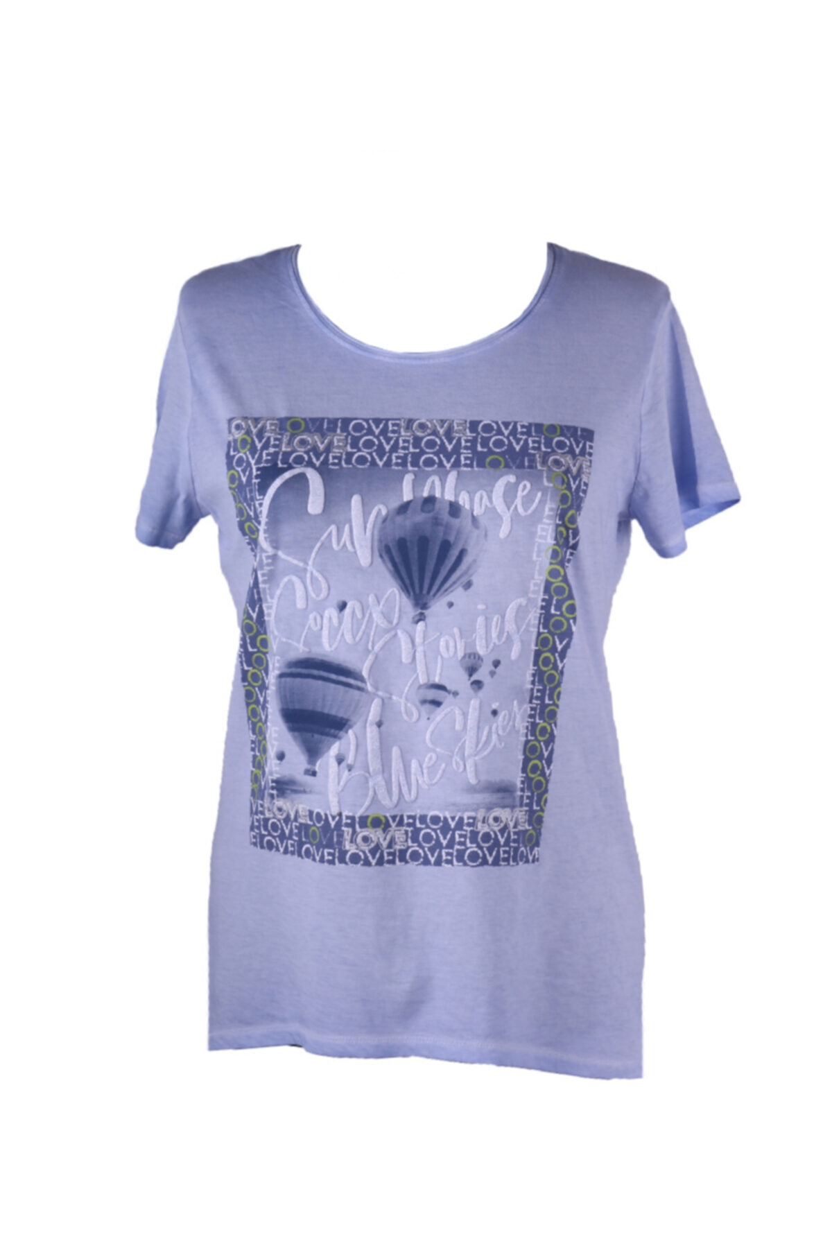 Kadın Mavi Tshirt