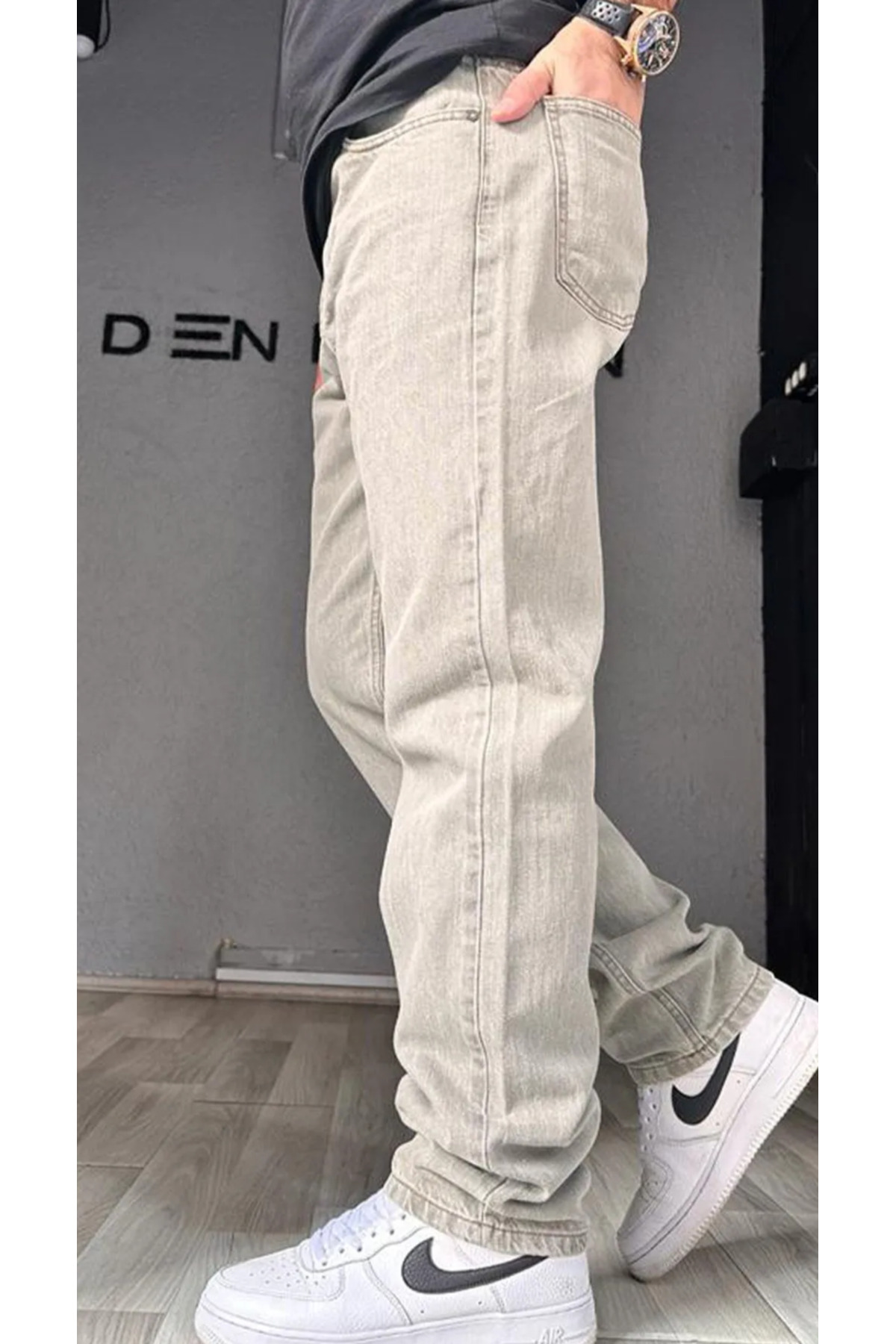 Haki - Erkek Baggy Pantalon