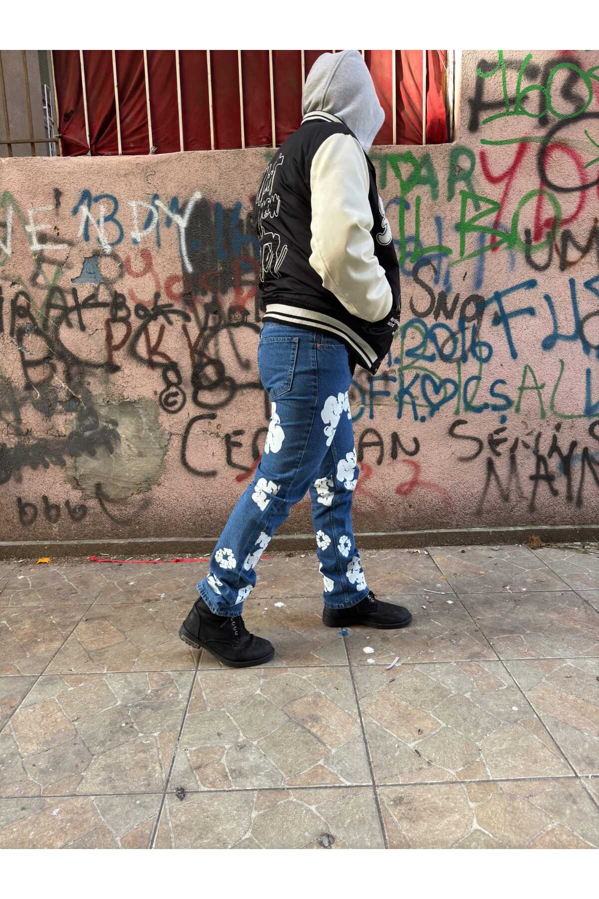 LACİVERT - Baggy Denim Tears