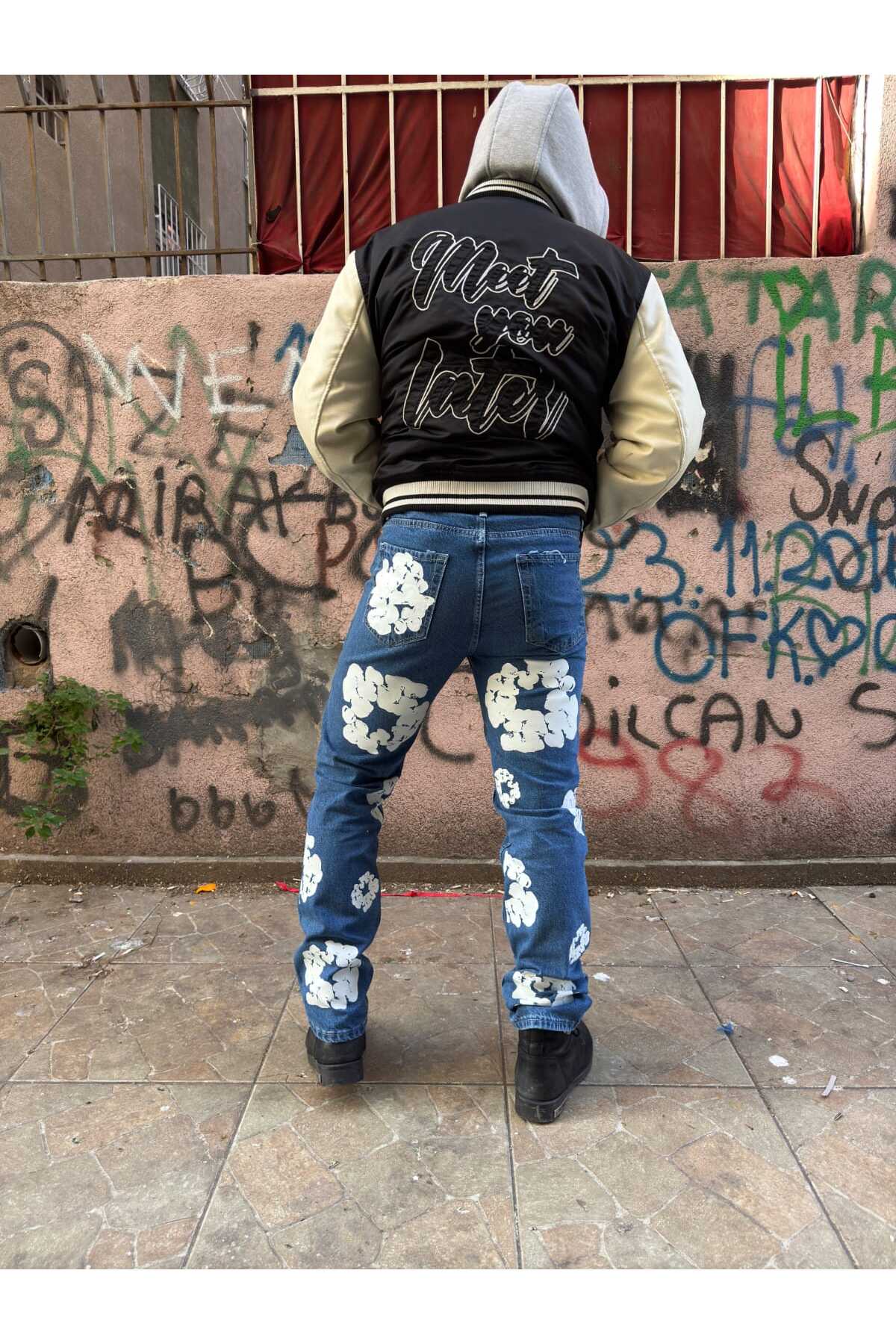 LACİVERT - Baggy Denim Tears