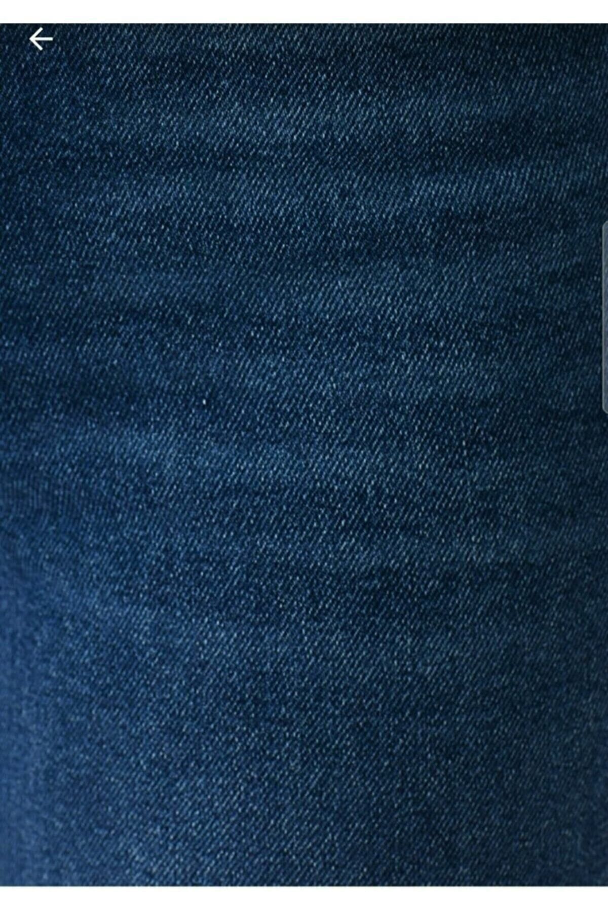 Kadın Mavi Yüksel Bel Dar Paça Skinny Kot Pantalon