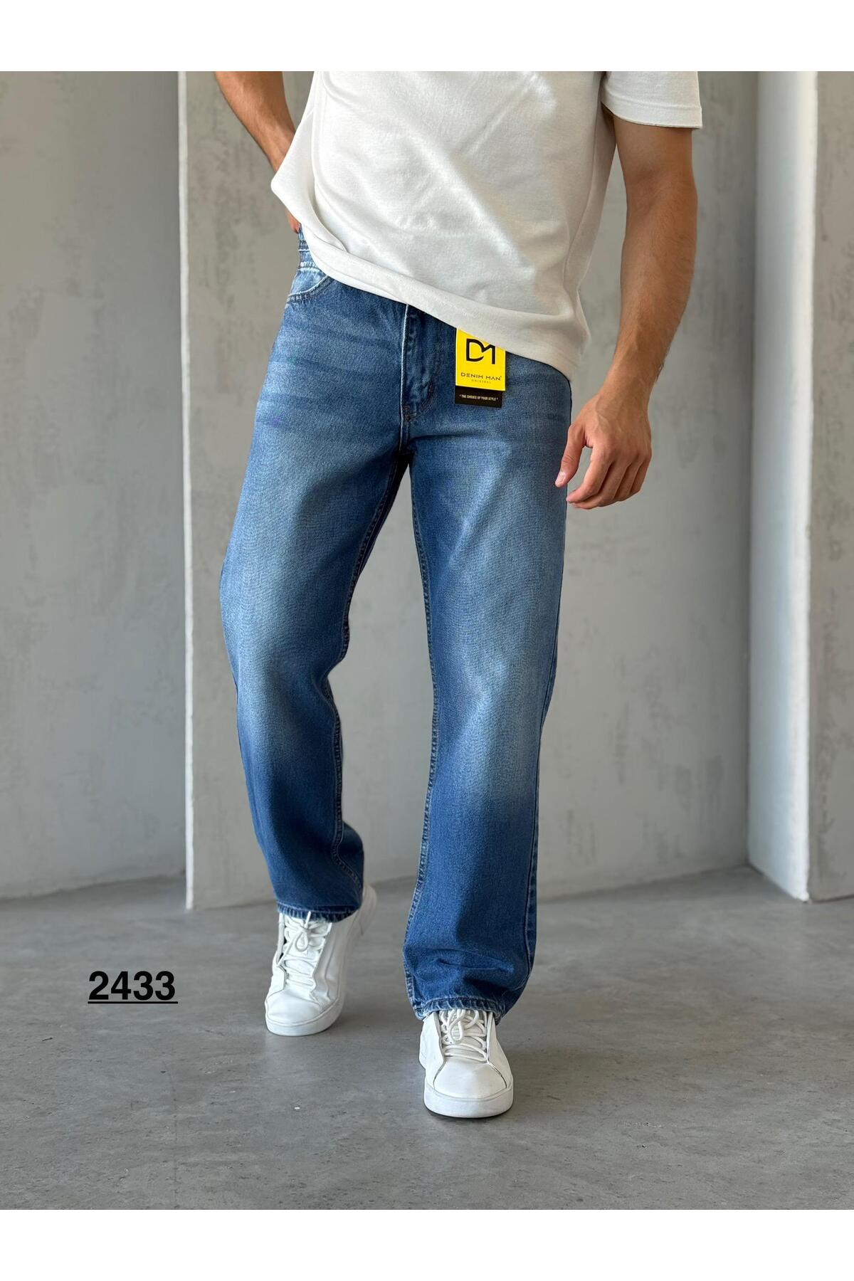 Mavi-DNM Erkek Baggy KİMYASALLI