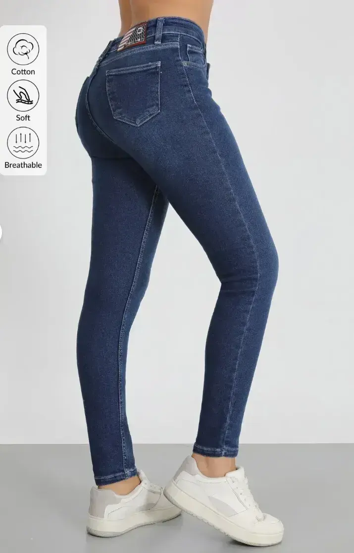 Lacivert-Slim Fit Jeans