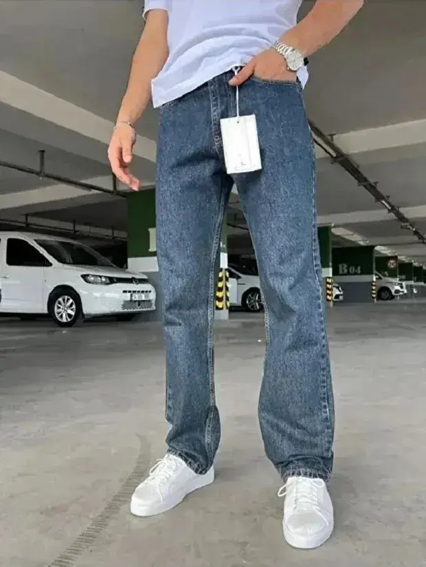 Kar Mavi-Baggy Pantolon