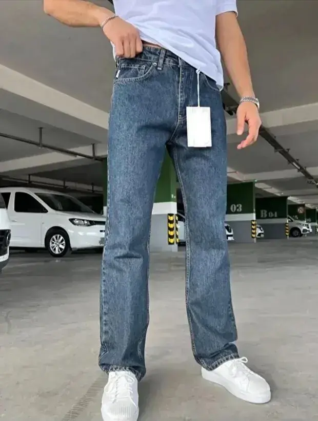 Kar Mavi-Baggy Pantolon